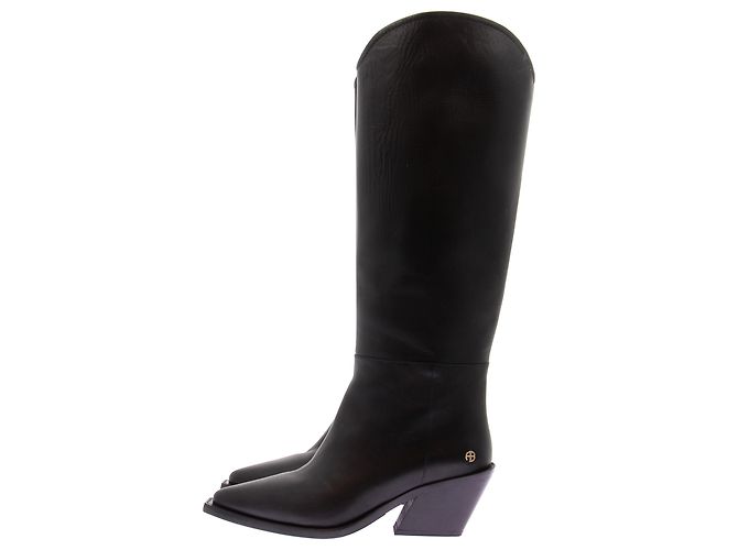 Anine Bing Botines "Tania" de cuero - vista 3