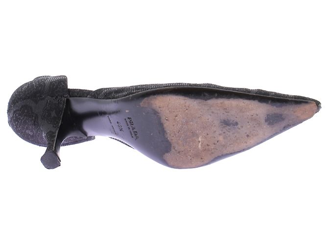 Prada Glänzende schwarze Pumps - Ansicht 5