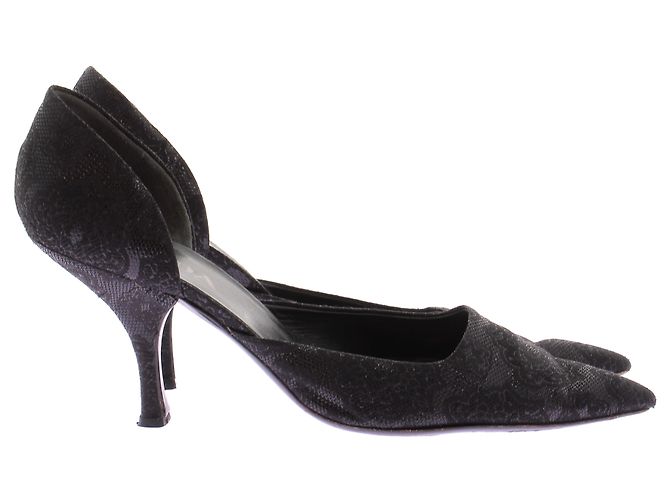 Prada Glänzende schwarze Pumps - Ansicht 6
