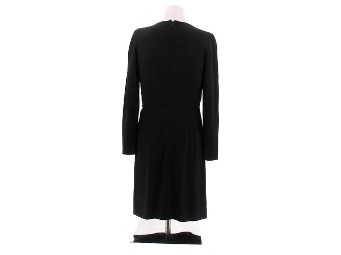 Prada Vestido negro de manga larga - vista 2
