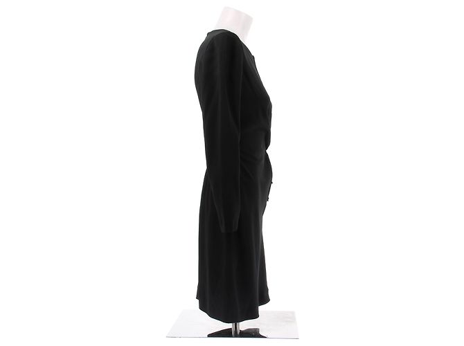 Prada Vestido negro de manga larga - vista 3