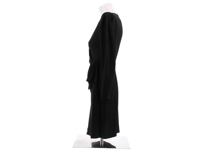 Prada Vestido negro de manga larga - vista 4