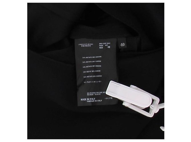 Prada Vestido negro de manga larga - vista 6