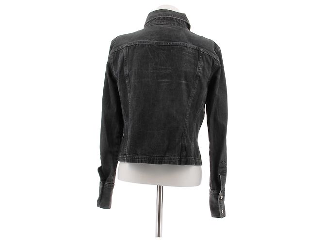 Gucci Dunkelgraue Jeansjacke - Ansicht 2