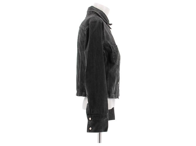 Gucci Dunkelgraue Jeansjacke - Ansicht 3