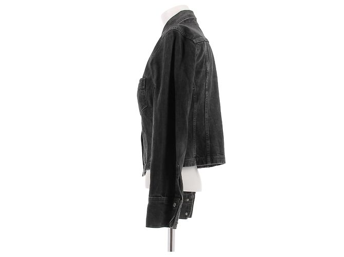 Gucci Dunkelgraue Jeansjacke - Ansicht 4