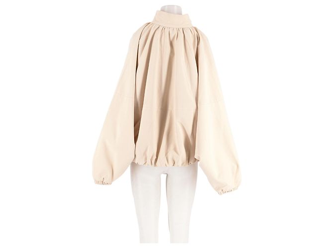 Autre Marque Giacca corta in cotone beige DISSH - vista 2
