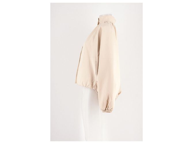 Autre Marque Giacca corta in cotone beige DISSH - vista 3