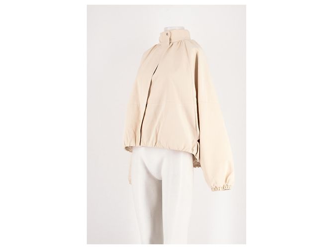Autre Marque Giacca corta in cotone beige DISSH - vista 4