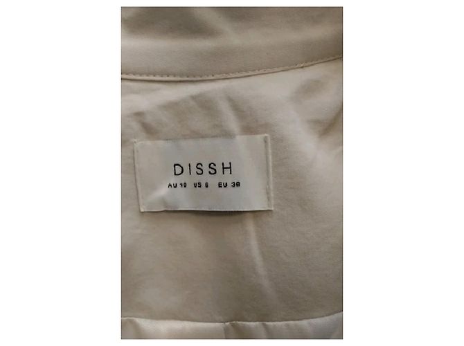 Autre Marque Giacca corta in cotone beige DISSH - vista 7