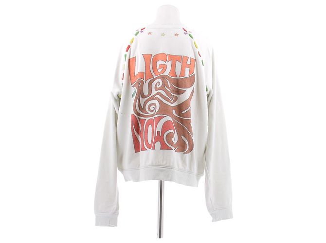 Autre Marque Pull MONOKI blanc en coton S - vue 2