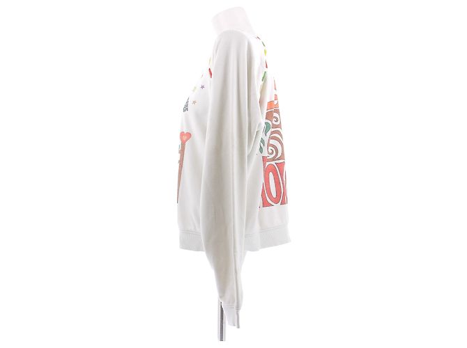 Autre Marque Pull MONOKI blanc en coton S - vue 4