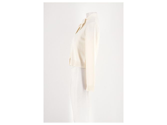 SéZane Cardigan aus Wolle in Off-White - Ansicht 3