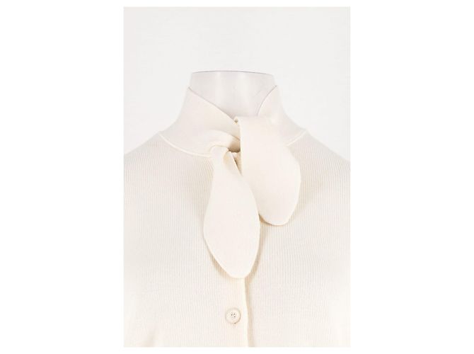 SéZane Cardigan aus Wolle in Off-White - Ansicht 5