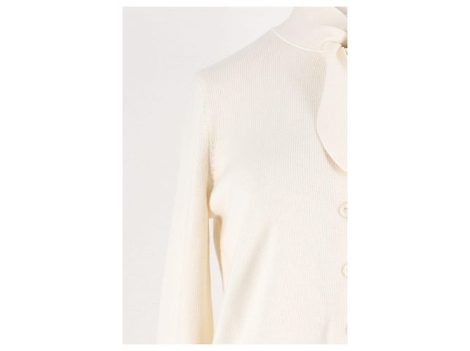 SéZane Cardigan aus Wolle in Off-White - Ansicht 6