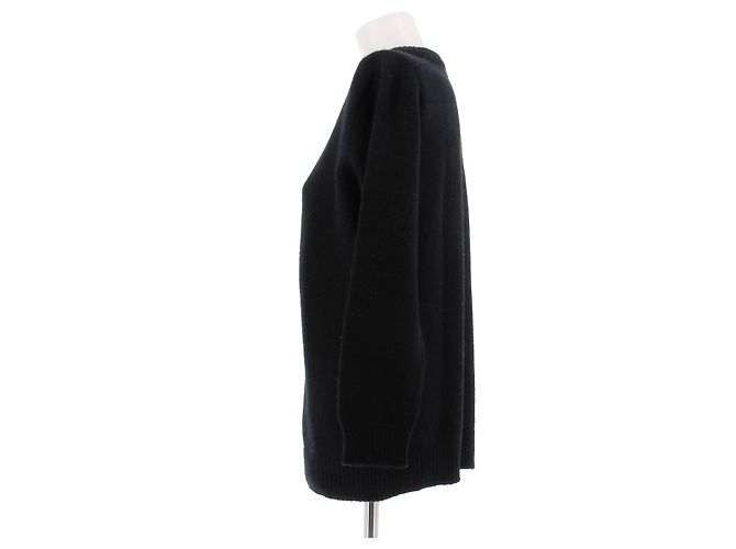 Céline Wollpullover Marineblau S - Ansicht 4