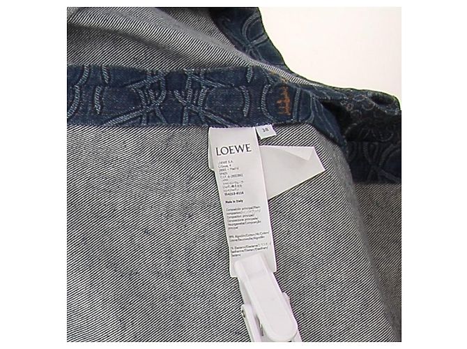 Giacca in denim Loewe blu in cotone Taglia 38 - vista 5