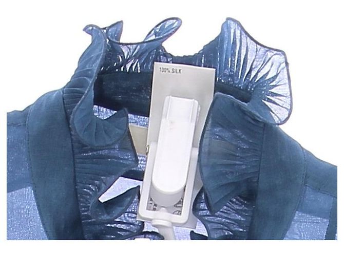 Chloé Ärmellose blaue Bluse - Ansicht 6