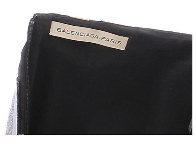 Falda Balenciaga de seda verde - vista 6