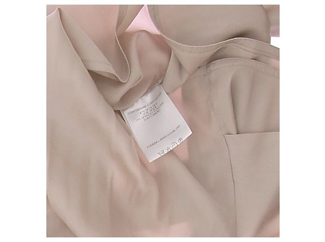 Gucci Camisa de seda beige - vista 5