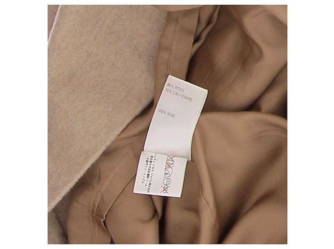 Vestido Chloé de lana beige - vista 6