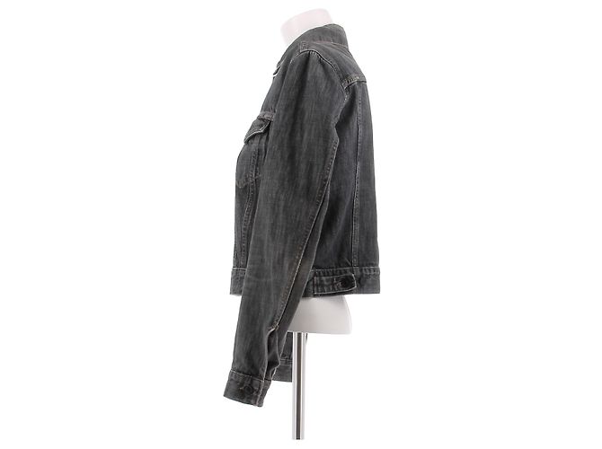 Gucci Denimjacke Grau - Ansicht 4