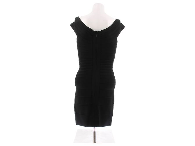 Vestido negro Herve Leger - vista 2