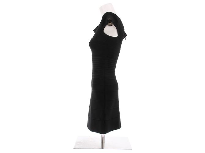 Vestido negro Herve Leger - vista 4