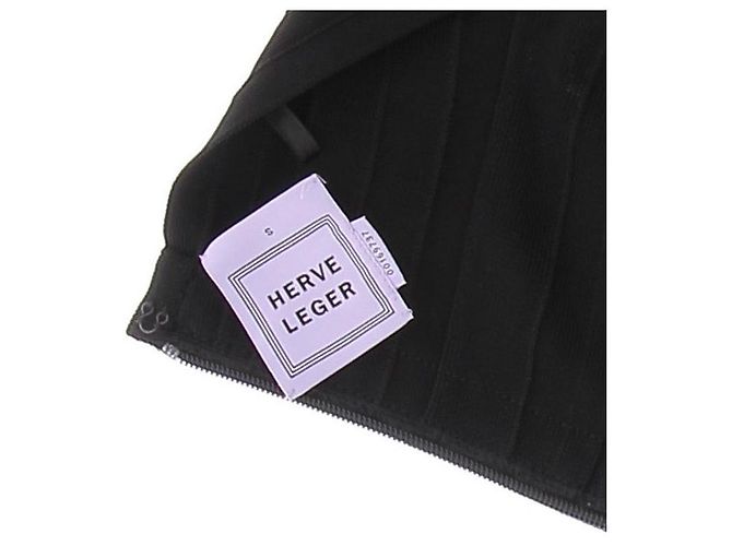 Vestido negro Herve Leger - vista 6