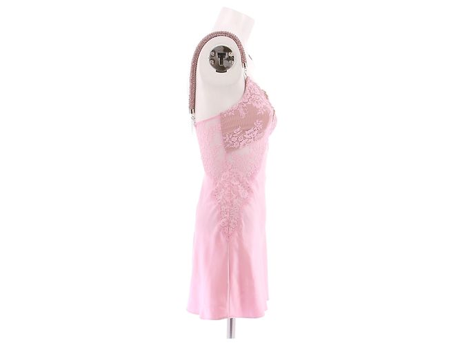 Christopher Kane Camisola de renda rosa - vista 3