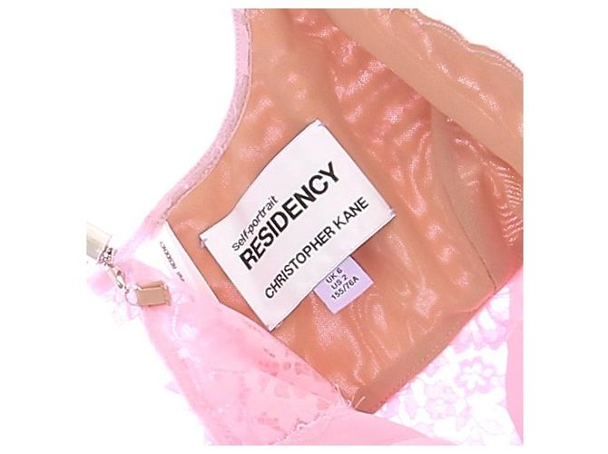 Christopher Kane Camisola de renda rosa - vista 5