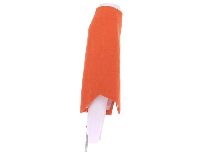 Falda Nina Ricci de algodón naranja Talla 36 - vista 3