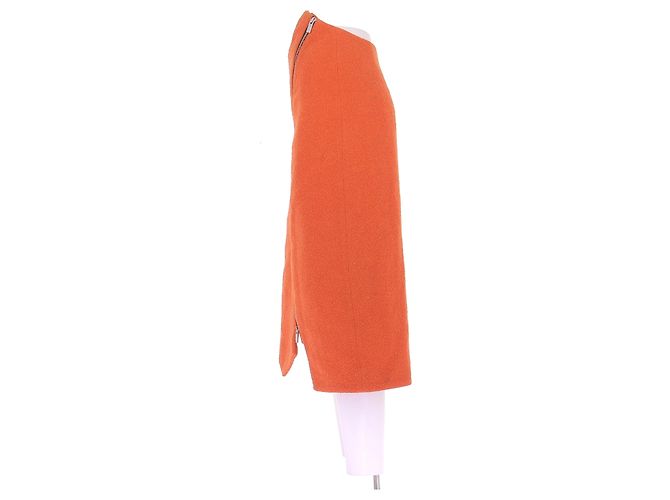 Falda Nina Ricci de algodón naranja Talla 36 - vista 4