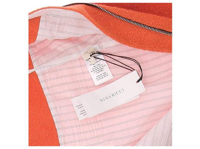 Falda Nina Ricci de algodón naranja Talla 36 - vista 5