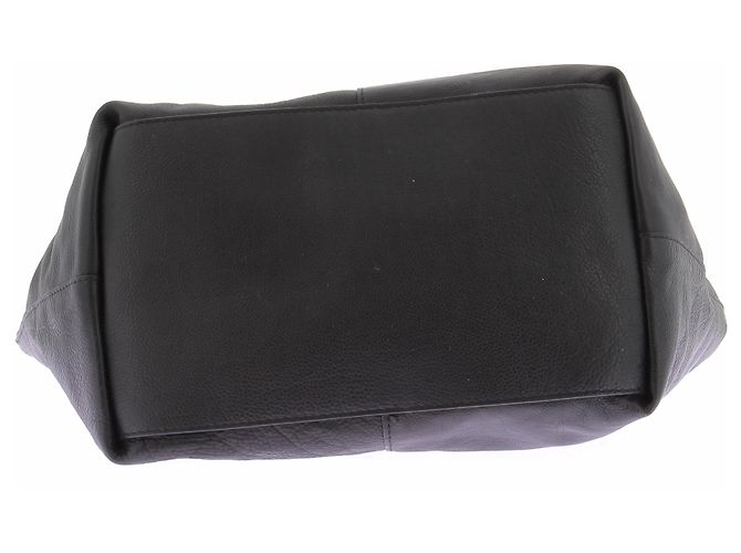 Borsa tote in pelle nera Massimo Dutti - vista 6