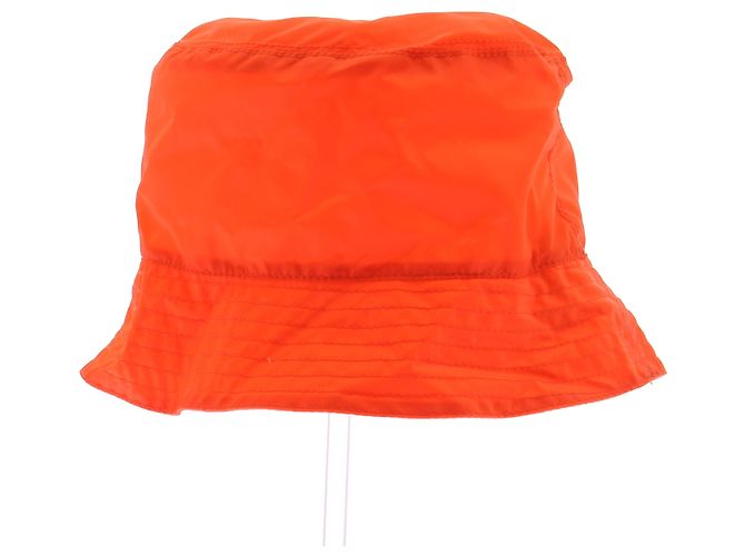Gorro Prada de nylon laranja - vista 3