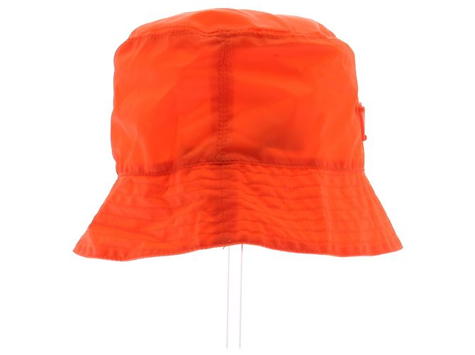 Gorro Prada de nylon laranja - vista 5
