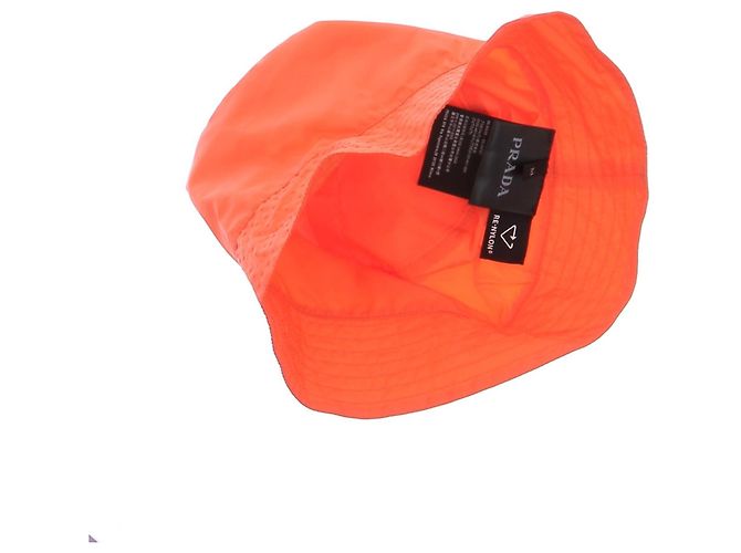 Gorro Prada de nylon laranja - vista 7