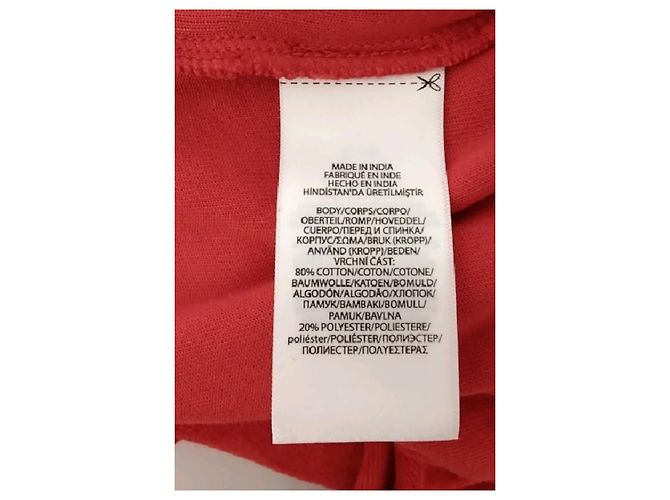 Ralph Lauren Roter Baumwoll Polo Pullover Langarm - Ansicht 8