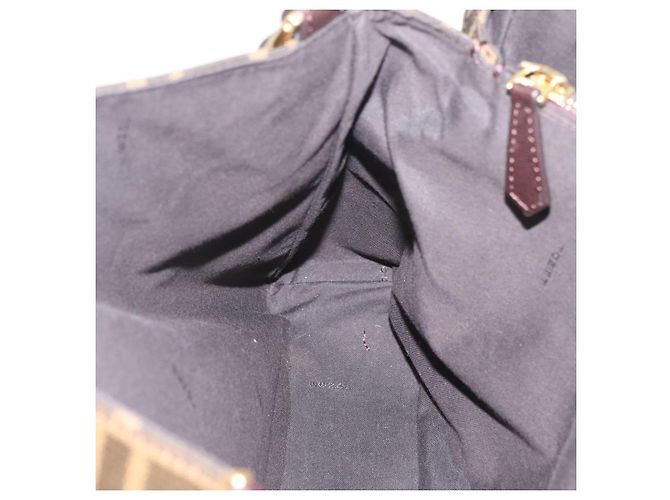 FENDI Zucca Canvas Shoulder Bag Black Brown - vista 26
