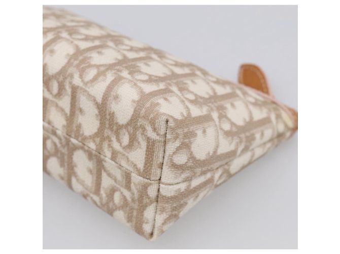 Christian Dior Romantic Pouch PVC Beige Silver - vista 10