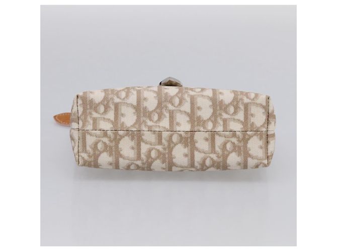Christian Dior Romantic Pouch PVC Beige Silver - vista 7