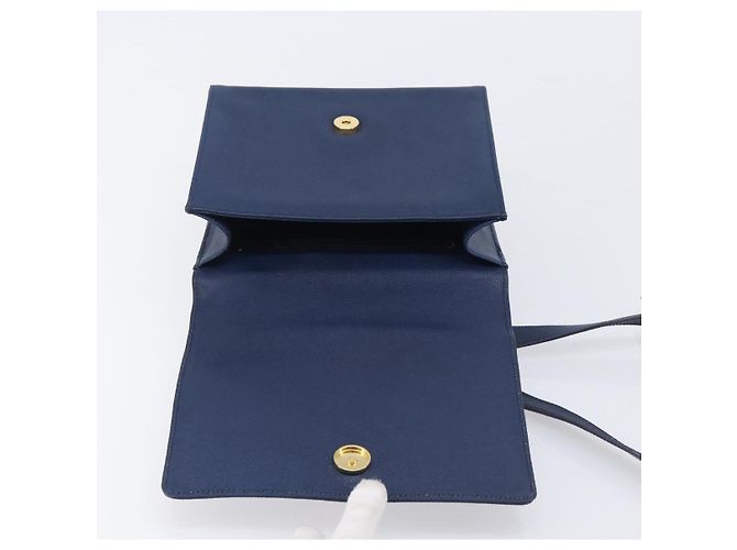 GIVENCHY Schultertasche Leder Navy Gold - Ansicht 15
