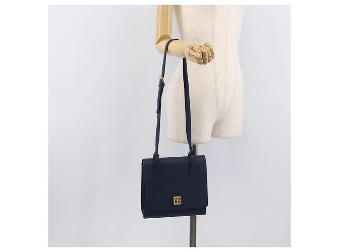 GIVENCHY Schultertasche Leder Navy Gold - Ansicht 22