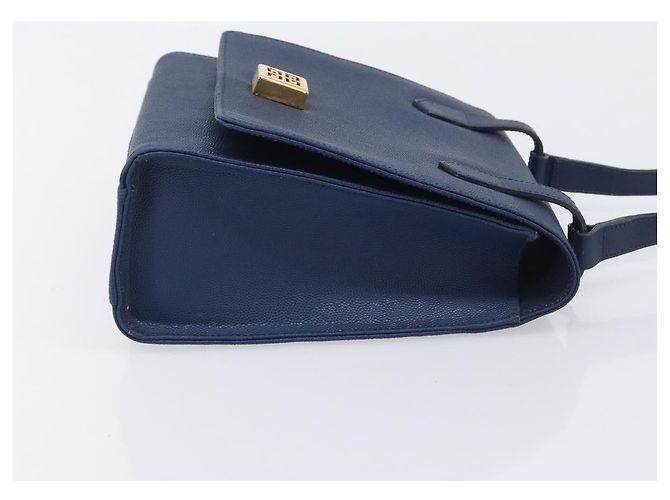 GIVENCHY Schultertasche Leder Navy Gold - Ansicht 4