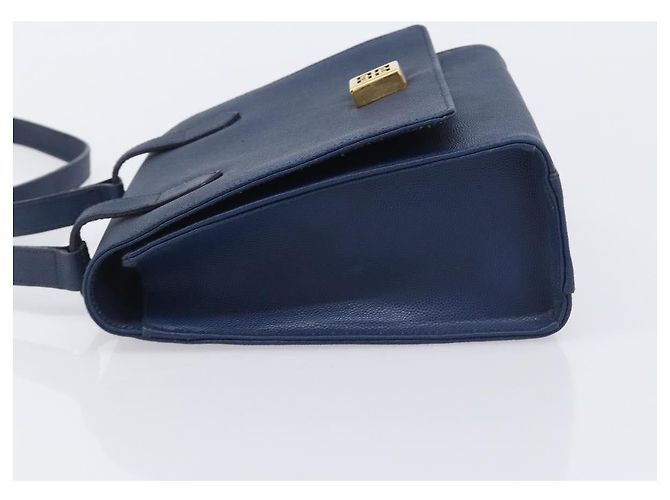 GIVENCHY Schultertasche Leder Navy Gold - Ansicht 5