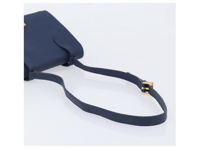 GIVENCHY Schultertasche Leder Navy Gold - Ansicht 7