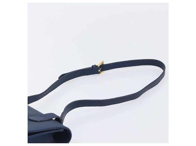 GIVENCHY Schultertasche Leder Navy Gold - Ansicht 8