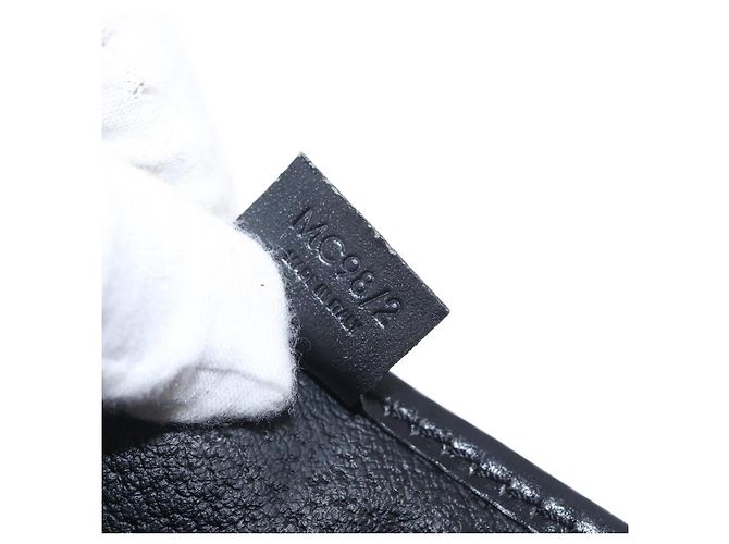 Céline CELINE Bolso de Mano de Lona Macadam PVC Cuero Negro Dorado - vista 20