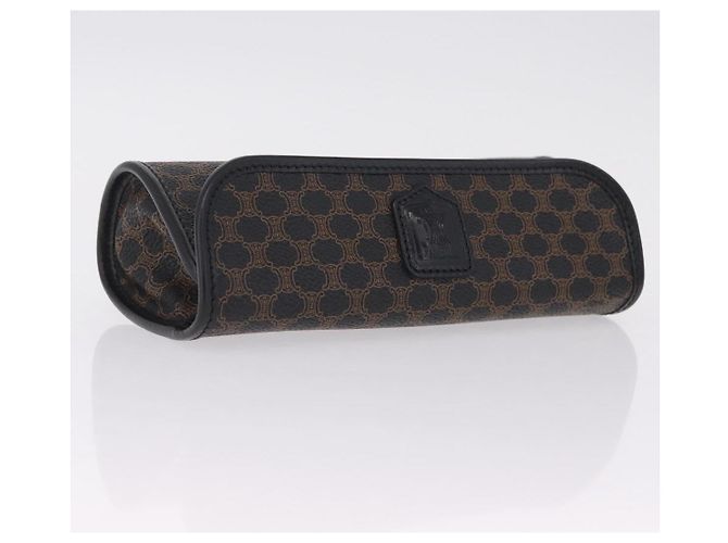 Céline CELINE Bolso de Mano de Lona Macadam PVC Cuero Negro Dorado - vista 6